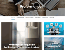 Tablet Screenshot of proformance.fr